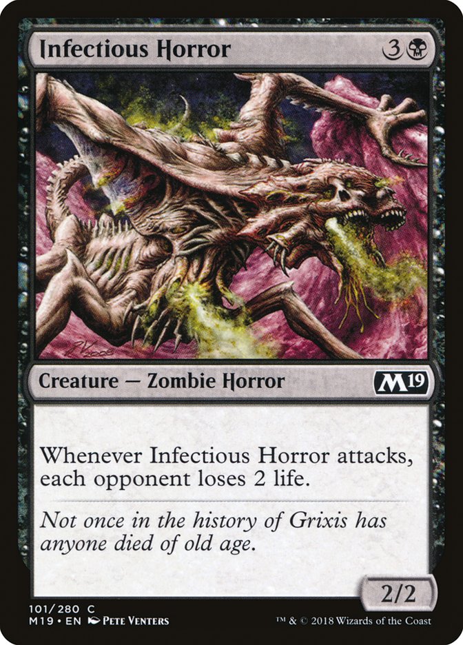 Infectious Horror [Core Set 2019] | Devastation Store