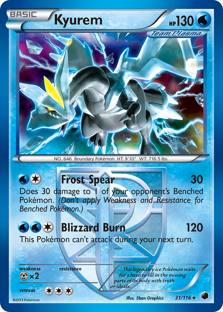 Kyurem (31/116) [Black & White: Plasma Freeze] | Devastation Store