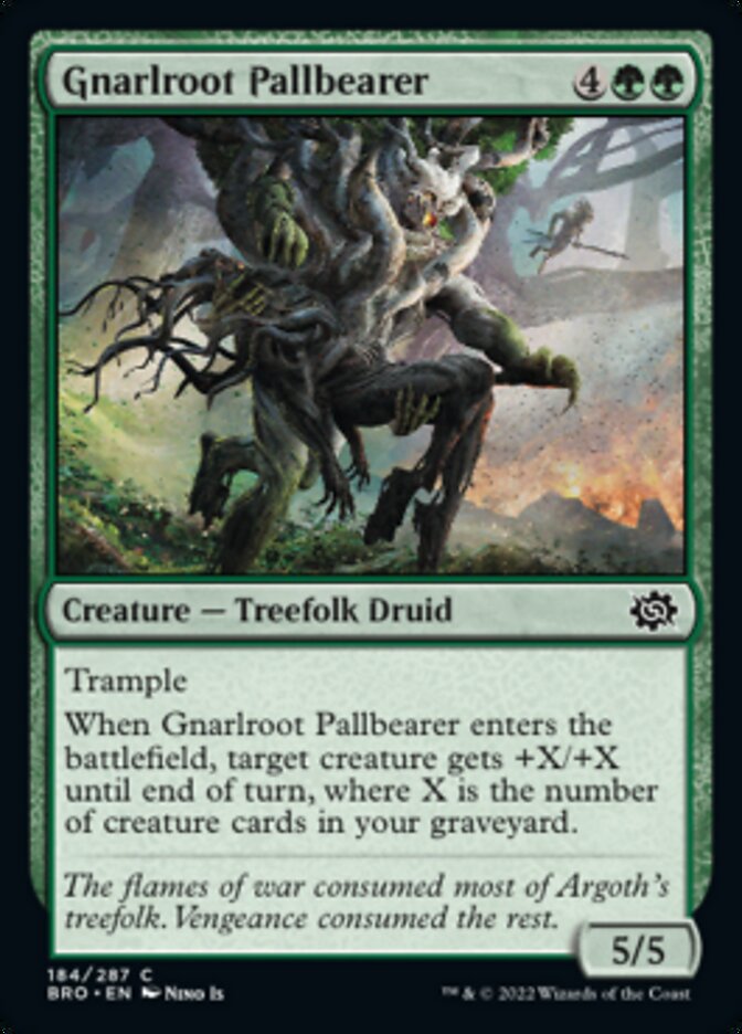 Gnarlroot Pallbearer [The Brothers' War] | Devastation Store