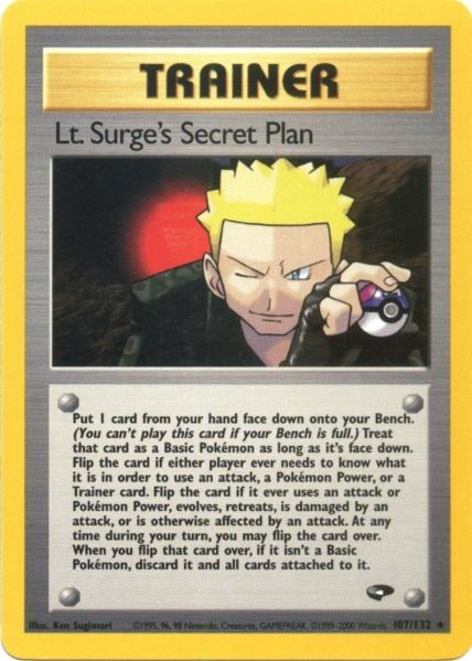 Lt. Surge's Secret Plan (107/132) [Gym Challenge Unlimited] | Devastation Store