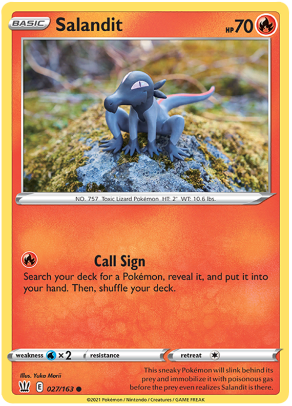 Salandit (027/163) [Sword & Shield: Battle Styles] | Devastation Store