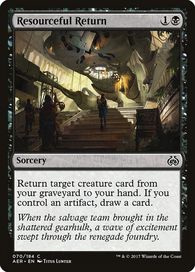 Resourceful Return [Aether Revolt] - Devastation Store | Devastation Store