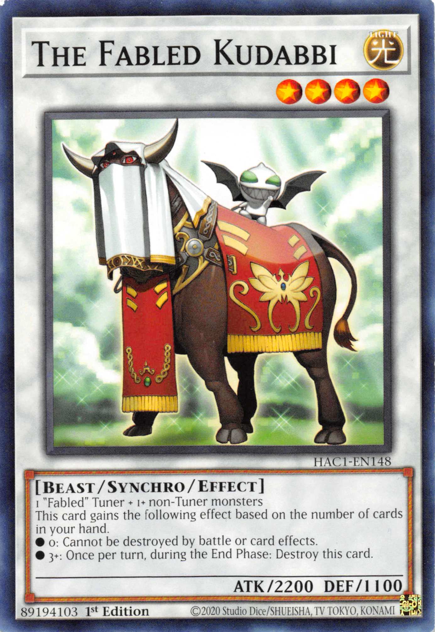 The Fabled Kudabbi [HAC1-EN148] Common | Devastation Store