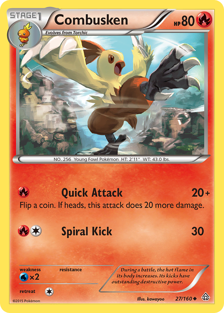 Combusken (27/160) [XY: Primal Clash] | Devastation Store