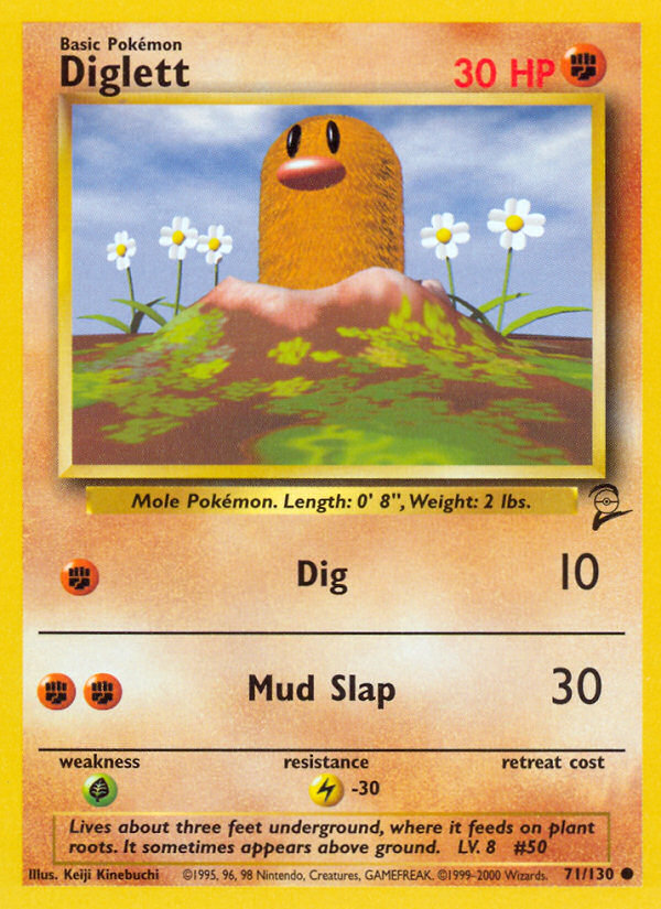 Diglett (71/130) [Base Set 2] | Devastation Store