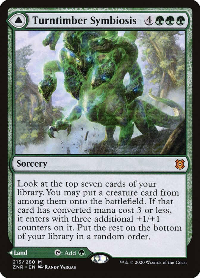 Turntimber Symbiosis // Turntimber, Serpentine Wood [Zendikar Rising] | Devastation Store
