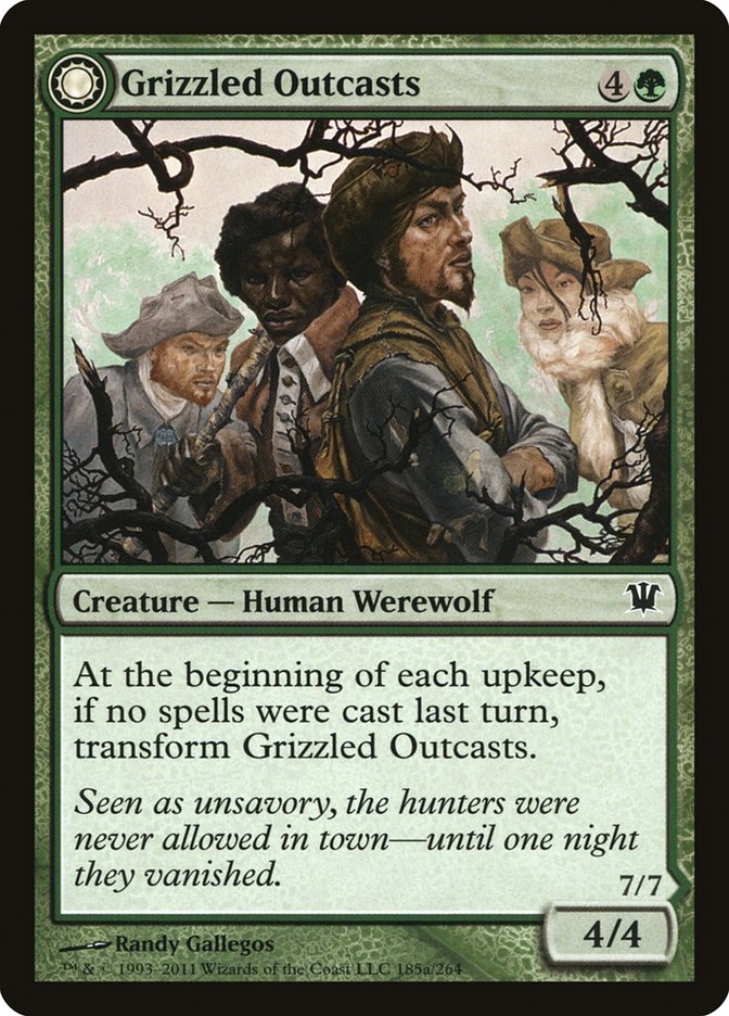 Grizzled Outcasts // Krallenhorde Wantons [Innistrad] - Devastation Store | Devastation Store