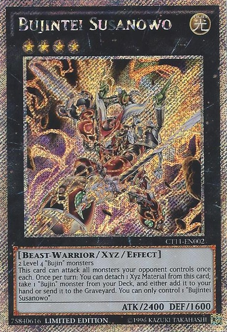 Bujintei Susanowo [CT11-EN002] Secret Rare | Devastation Store