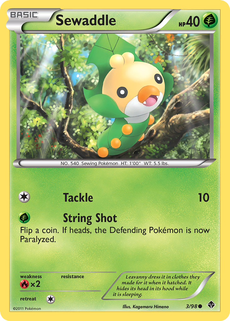 Sewaddle (3/98) [Black & White: Emerging Powers] | Devastation Store
