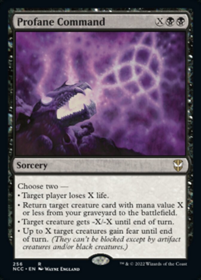 Profane Command [Streets of New Capenna Commander] | Devastation Store