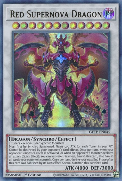 Red Supernova Dragon [GFTP-EN045] Ultra Rare | Devastation Store
