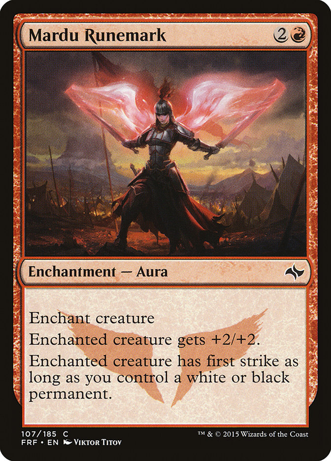 Mardu Runemark [Fate Reforged] - Devastation Store | Devastation Store
