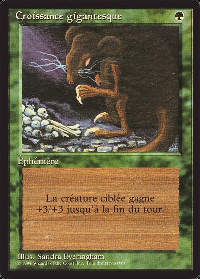 Giant Growth [Foreign Black Border] | Devastation Store