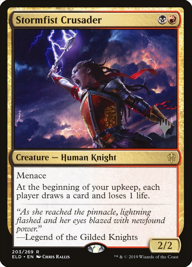 Stormfist Crusader (Promo Pack) [Throne of Eldraine Promos] | Devastation Store