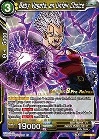 Baby Vegeta, an Unfair Choice [BT8-082_PR] | Devastation Store