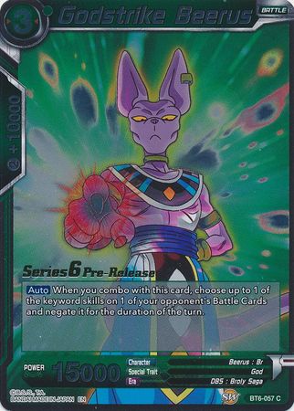 Godstrike Beerus [BT6-057_PR] | Devastation Store