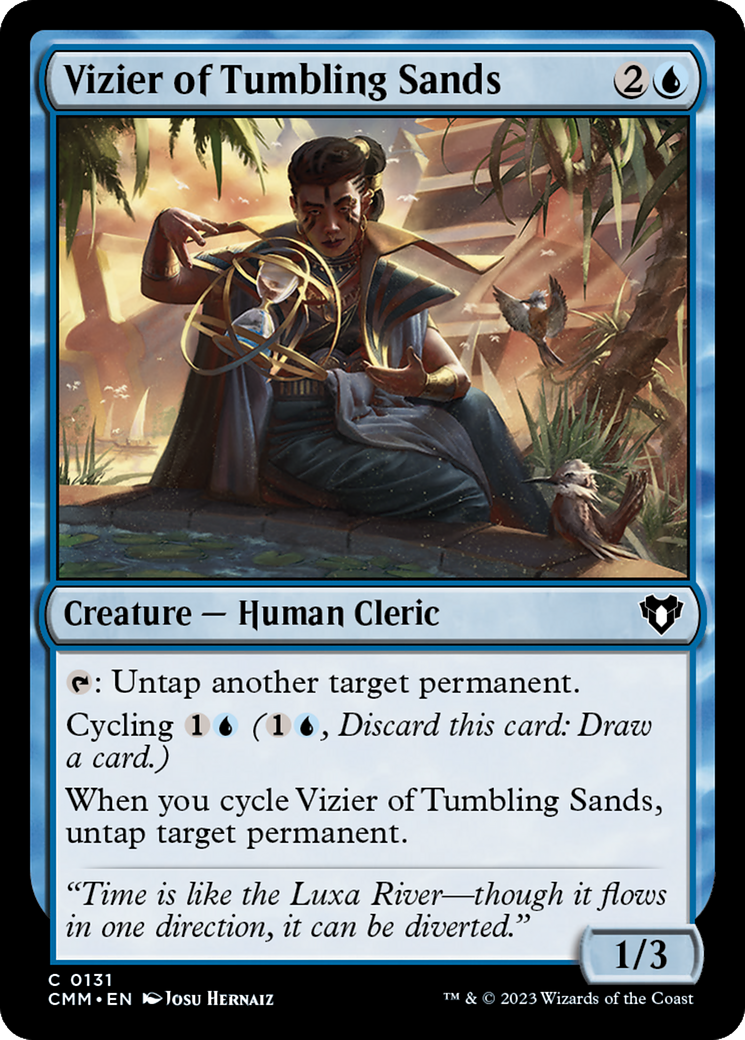 Vizier of Tumbling Sands [Commander Masters] | Devastation Store