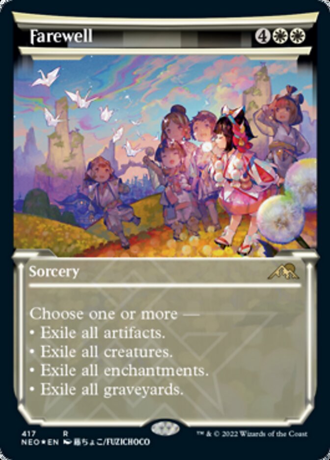 Farewell (Showcase) (Foil Etched) [Kamigawa: Neon Dynasty] | Devastation Store