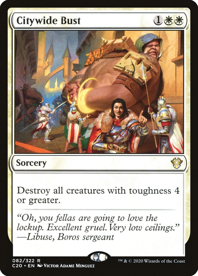 Citywide Bust [Commander 2020] | Devastation Store