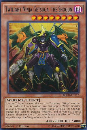 Twilight Ninja Getsuga, the Shogun [BOSH-EN017] Rare | Devastation Store
