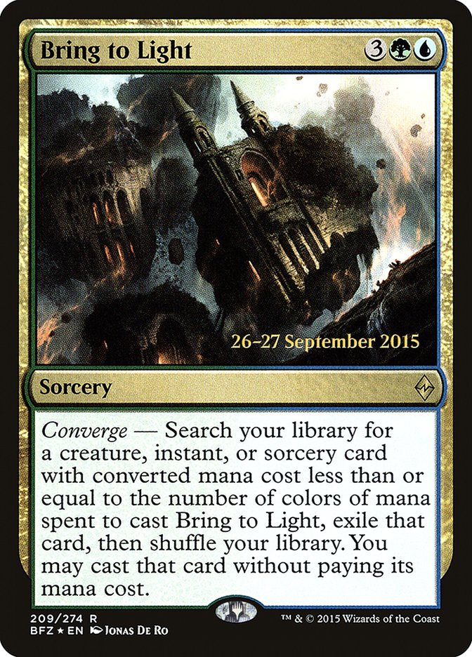 Bring to Light  [Battle for Zendikar Prerelease Promos] | Devastation Store