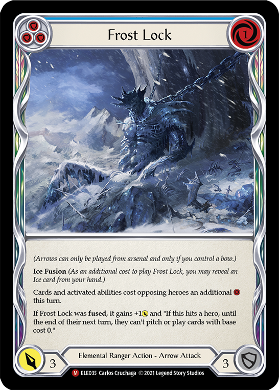 Frost Lock [ELE035] (Tales of Aria)  1st Edition Rainbow Foil | Devastation Store