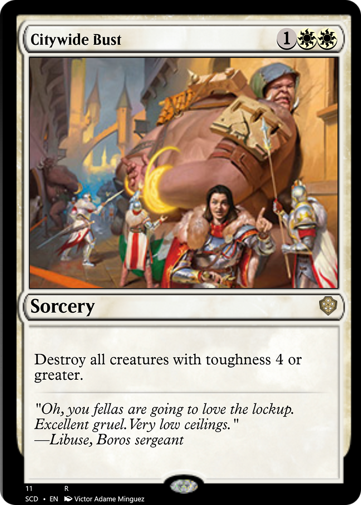 Citywide Bust [Starter Commander Decks] | Devastation Store