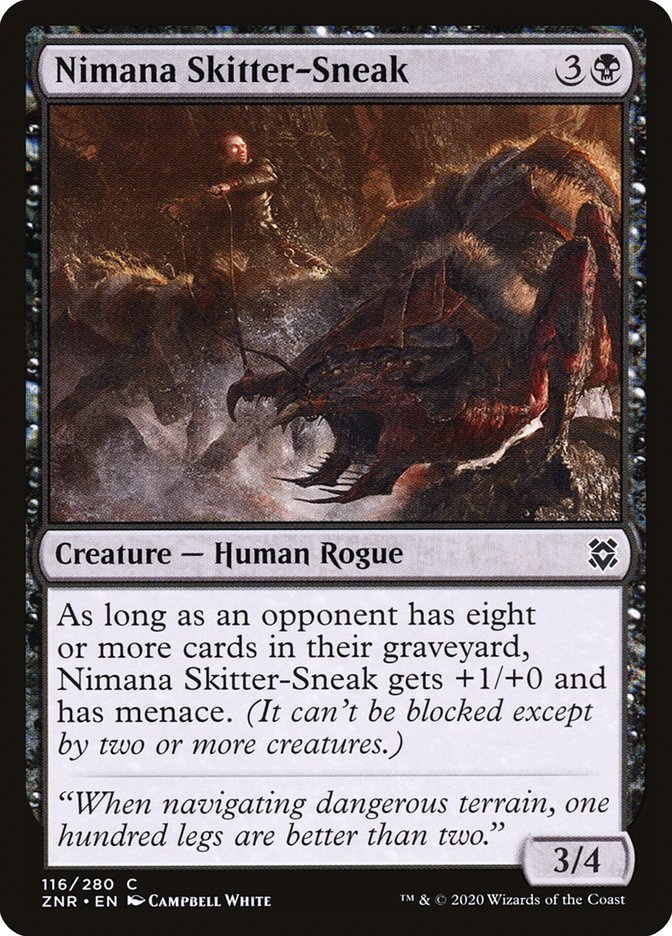 Nimana Skitter-Sneak [Zendikar Rising] | Devastation Store