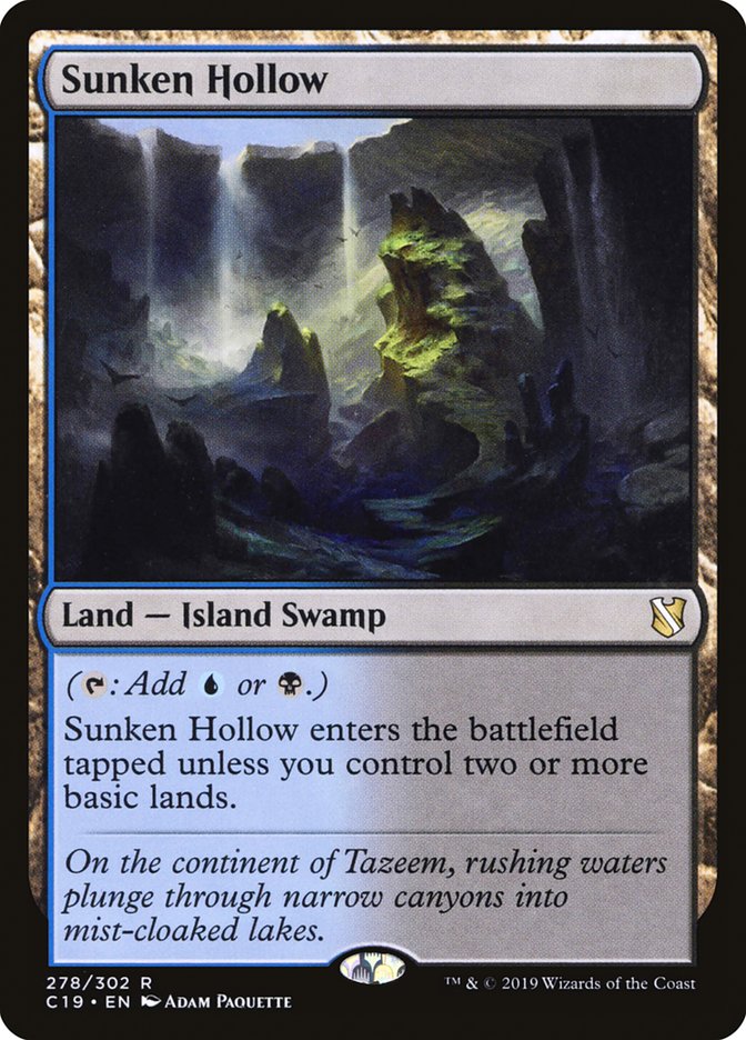 Sunken Hollow [Commander 2019] | Devastation Store