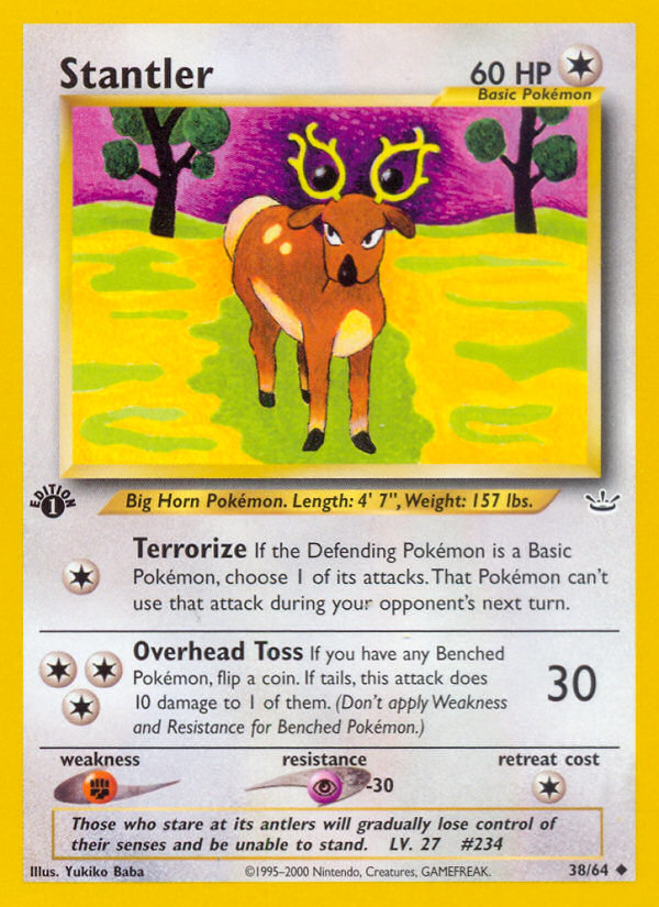 Stantler (38/64) [Neo Revelation 1st Edition] | Devastation Store