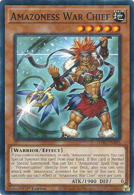 Amazoness War Chief [DABL-EN095] Common | Devastation Store