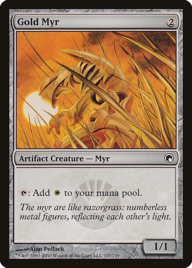 Gold Myr [Scars of Mirrodin] | Devastation Store