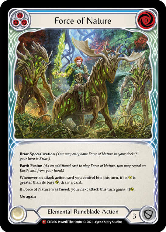 Force of Nature [ELE066] (Tales of Aria)  1st Edition Normal | Devastation Store