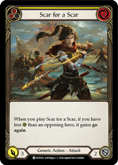 Scar for a Scar (Yellow) [WTR192] Unlimited Edition Rainbow Foil - Devastation Store | Devastation Store