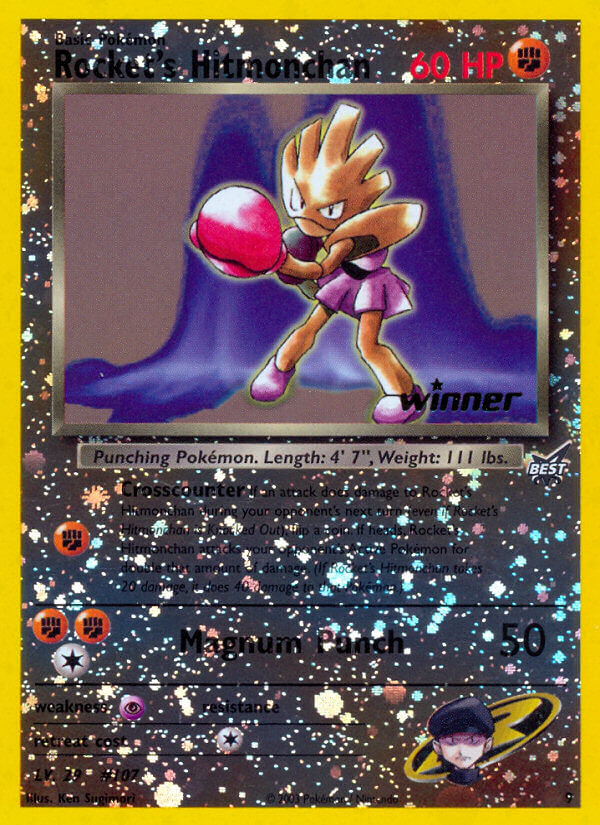 Rocket's Hitmonchan (9) (Winner) [Best of Promos] | Devastation Store