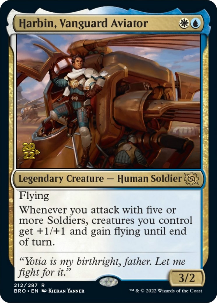 Harbin, Vanguard Aviator [The Brothers' War Prerelease Promos] | Devastation Store