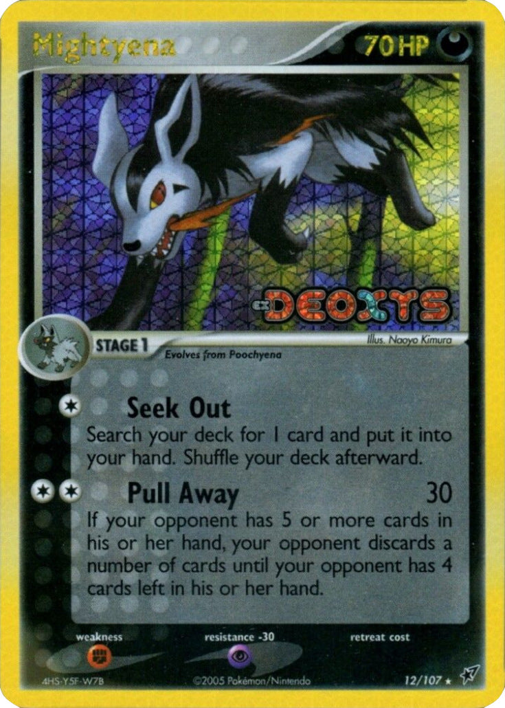 Mightyena (12/107) (Stamped) [EX: Deoxys] | Devastation Store