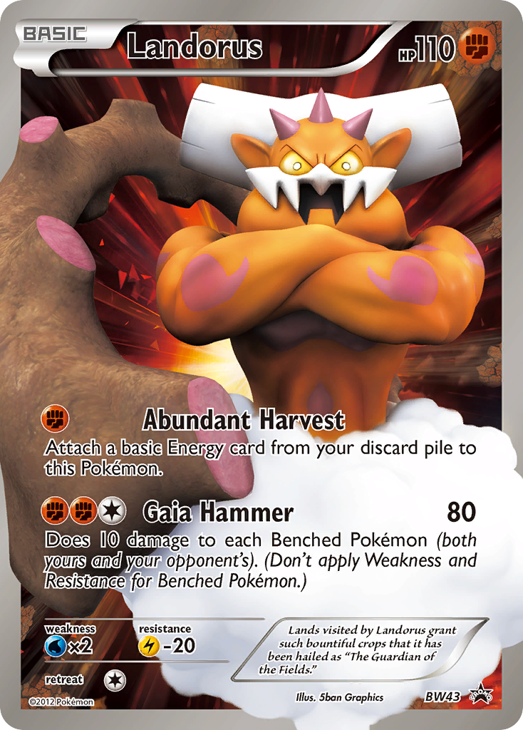 Landorus (BW43) [Black & White: Black Star Promos] | Devastation Store