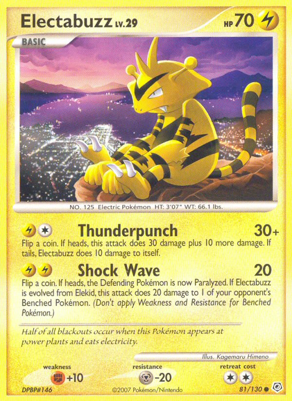 Electabuzz (81/130) [Diamond & Pearl: Base Set] | Devastation Store