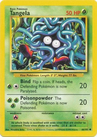 Tangela (66/102) [Base Set Unlimited] | Devastation Store