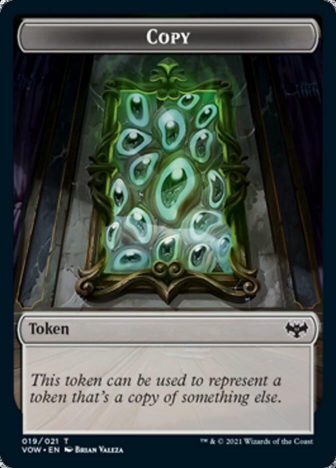 Copy // Boar Double-sided Token [Innistrad: Crimson Vow Tokens] | Devastation Store
