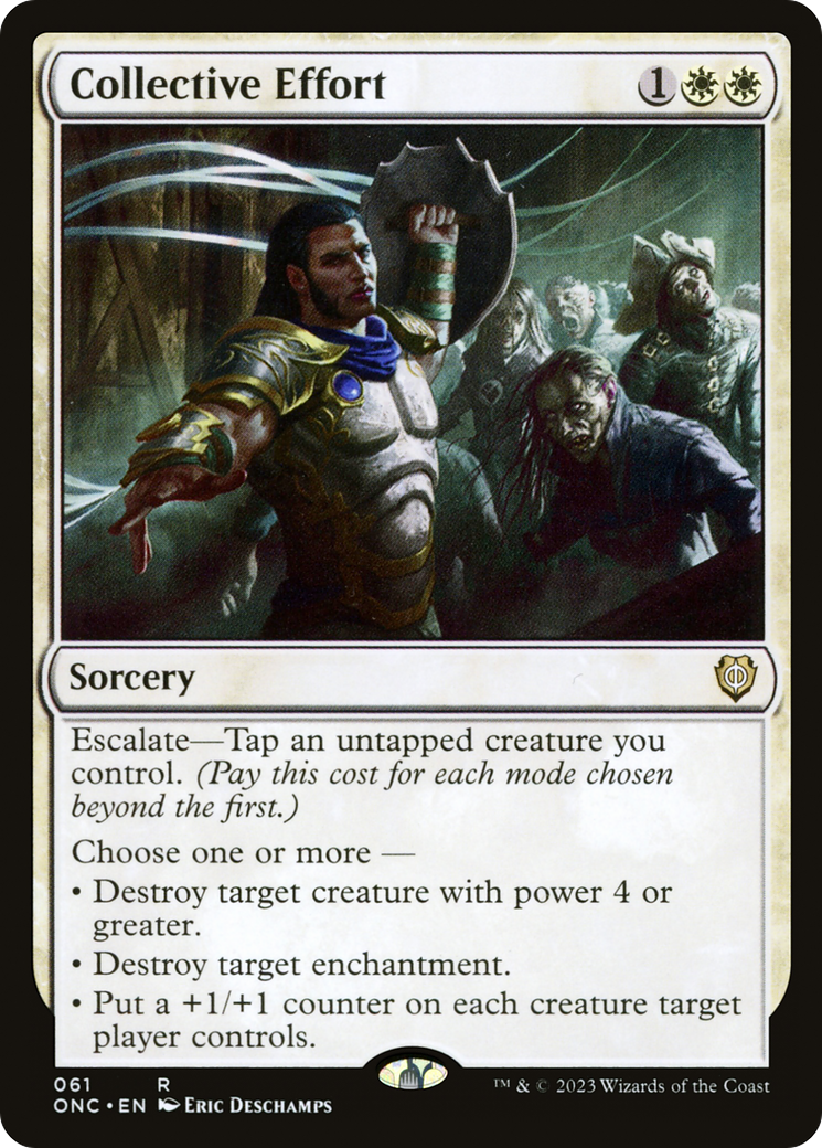 Collective Effort [Phyrexia: All Will Be One Commander] | Devastation Store