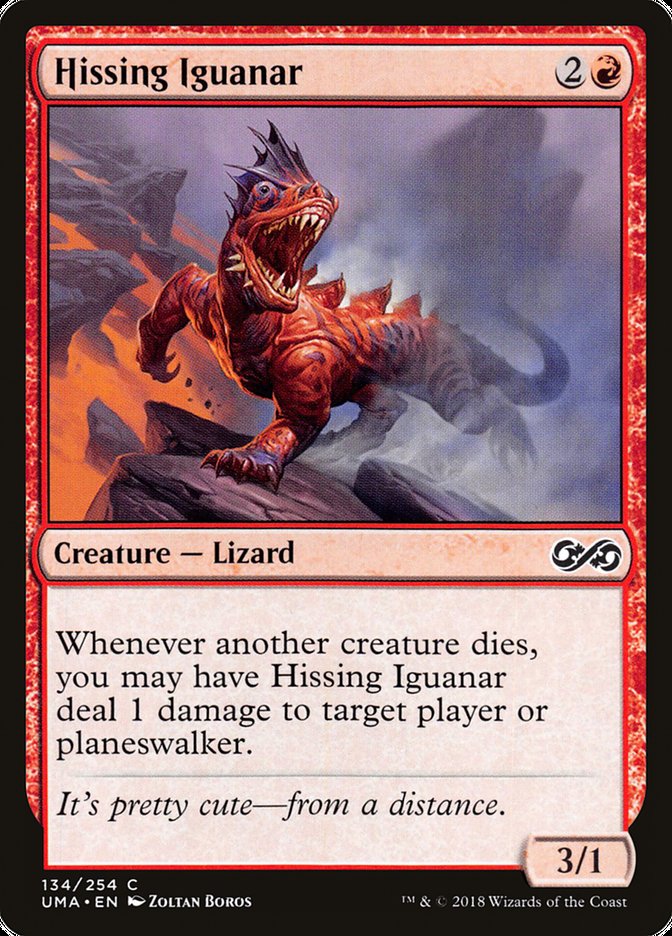 Hissing Iguanar [Ultimate Masters] | Devastation Store