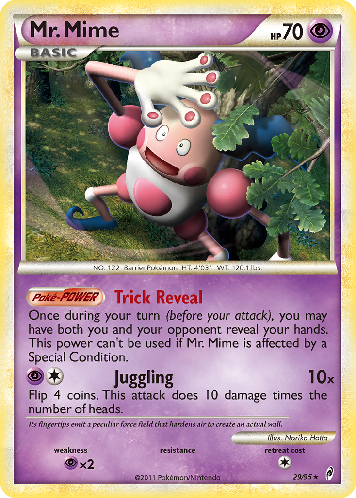 Mr. Mime (29/95) [HeartGold & SoulSilver: Call of Legends] | Devastation Store