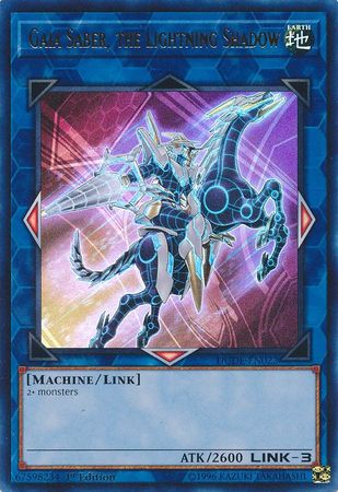 Gaia Saber, the Lightning Shadow [DUDE-EN022] Ultra Rare | Devastation Store
