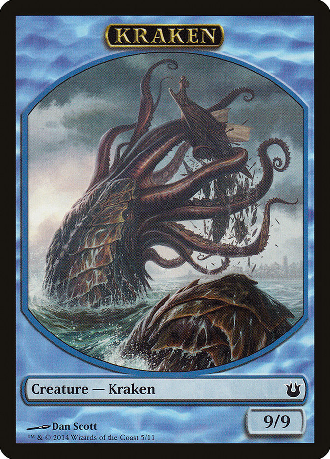 Kraken [Born of the Gods Tokens] | Devastation Store