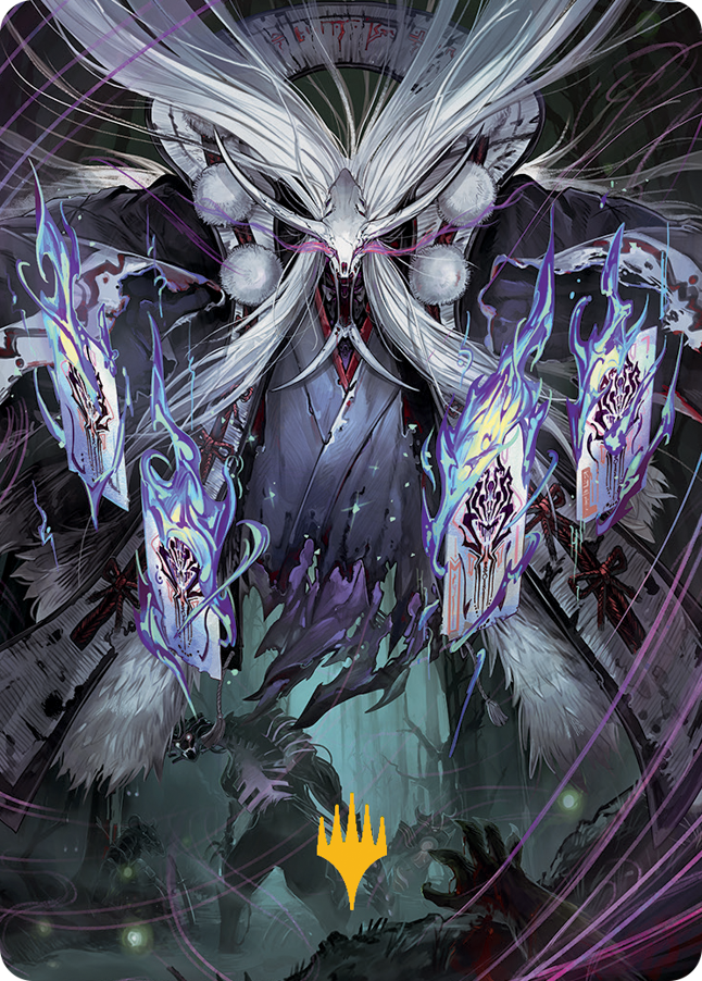 Horobi, Death's Wail Art Card (Gold-Stamped Signature) [March of the Machine Art Series] | Devastation Store