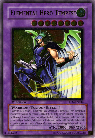 Elemental Hero Tempest [EEN-EN034] Ultimate Rare | Devastation Store