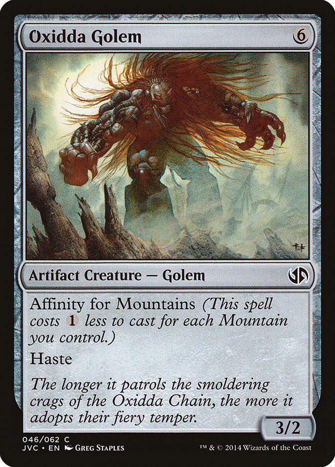 Oxidda Golem [Duel Decks Anthology] - Devastation Store | Devastation Store