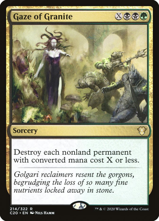 Gaze of Granite [Commander 2020] | Devastation Store